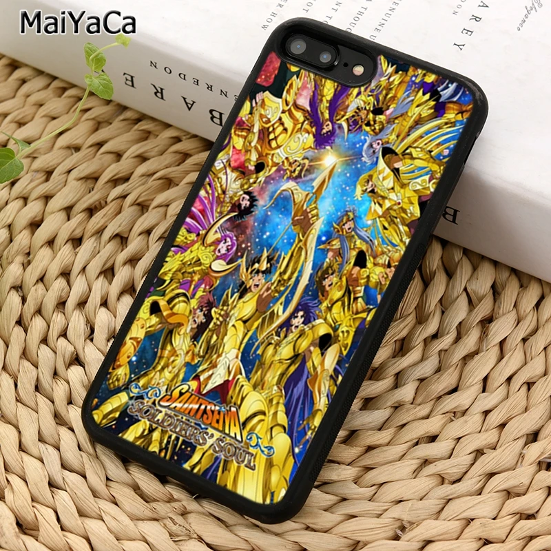 MaiYaCa saint seiya gold knight zodiac Phone Case For iPhone 5 6S 7 8 plus 11 12 13 Pro X XR XS Max Samsung Galaxy S8 S9 S10 | Мобильные