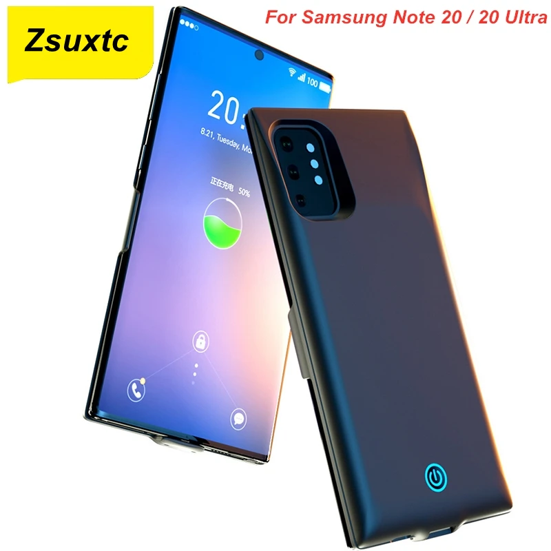 Для Samsung Galaxy Note 20 чехол для аккумулятора 7000 мАч зарядного устройства Ультра