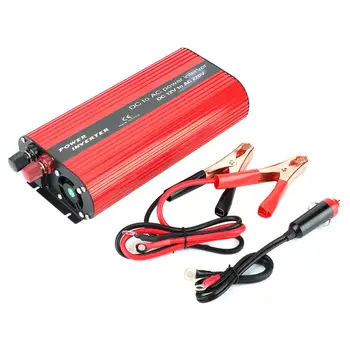 

6000W DC 12V to AC 220V-240V Inverter Power Converter for Car Household Appliances Red Aluminum alloy Car Accessories New