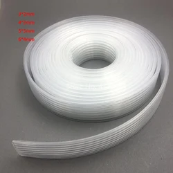 5M 8 lines eight ways transparen ink tube for large format inkjet solvent water printer ink pipe hose 3*2mm 4*3mm 5*3mm 6*4mm