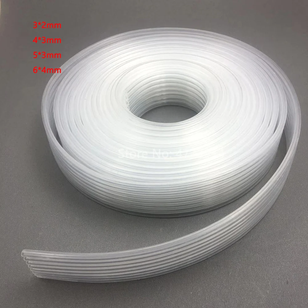 Tubo de Tinta Transparente para Grande Formato Inkjet Water Printer Linhas Maneiras 3×2 mm 4×3 mm 5×3 mm 6×4 mm