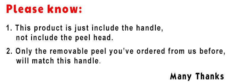 Extra Long Handle for Pizza Peel and Turning Peel 0004