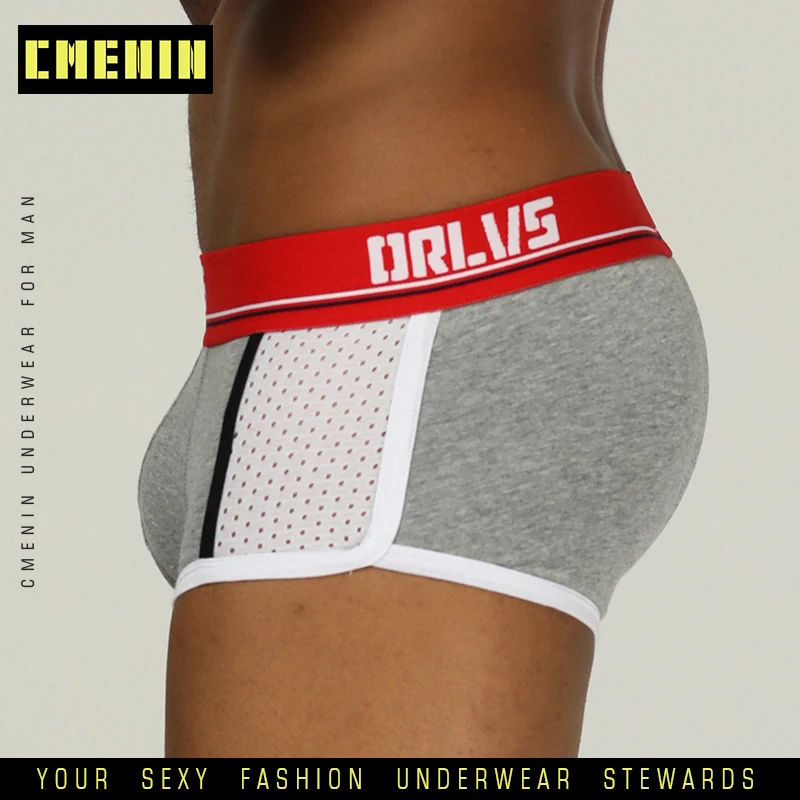 Мужские дышащие трусы боксеры OR182 удобные шорты для геев нижнее белье