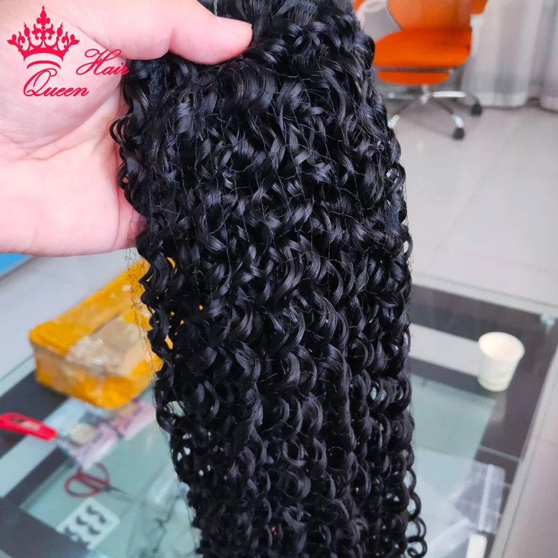 Double Drawn Pixie Curl Funmi Hair Hair Bundles Brazilian Bouncy Curly 100% Virgin Human Raw Hair Extensions Queen Hair Products