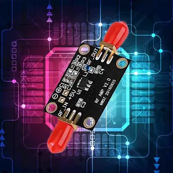 

1Pcs RF Amplifier 10MHz -6GHz RF DC Blocker For HAM Radio Noise LNA RTL 10-6000 Radio Amplifier MHz Ham SDR Low V3P6