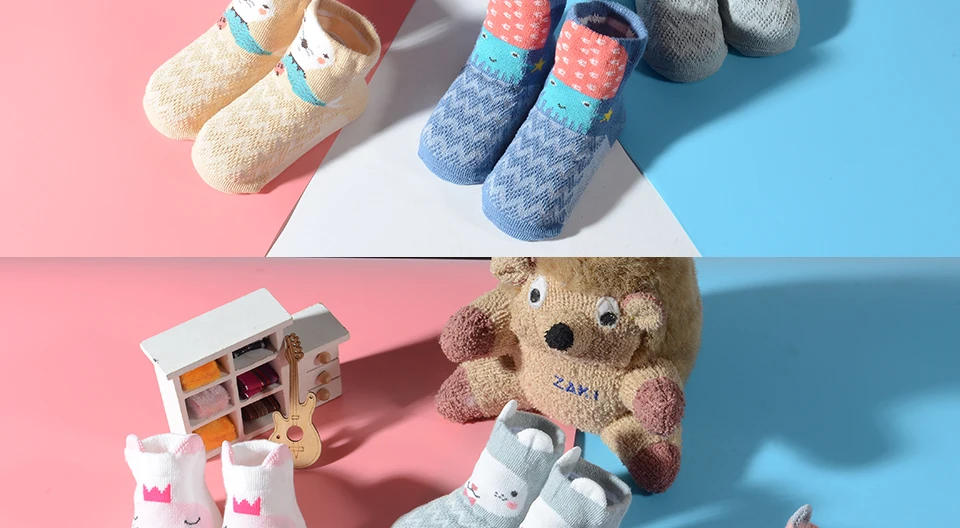5 пар/лот; носки для малышей; хлопковые носки для новорожденных девочек; сетчатые Дышащие носки с героями мультфильмов; милые носки для маленьких мальчиков; одежда для малышей; аксессуары