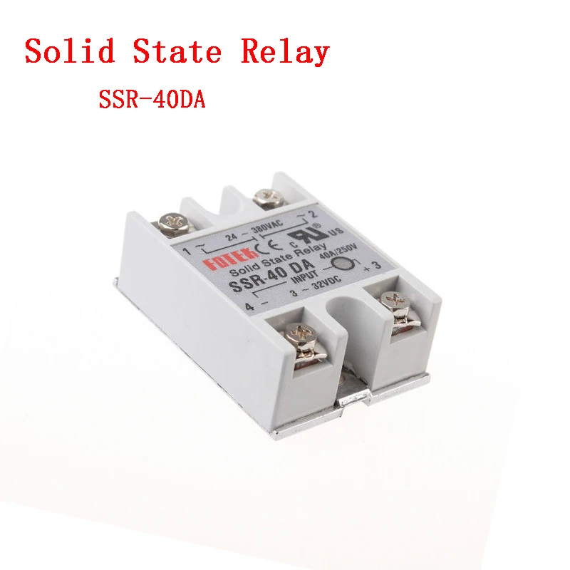 Твердотельные реле SSR-10DA SSR-25DA SSR-40DA твердотельные реле 10A 25A 40A 3-32 В постоянного тока в переменный 24-380V AC SSR 10DA 25DA 40DA DMWD реле