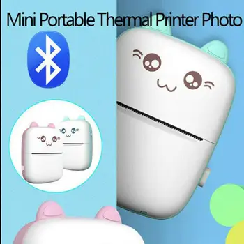 

Portable Photo Printer 200DPI Mini Pocket Bluetooth Printer Wireless printer Thermal Paper Printer handheld 57mm Thermal Printer