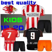 Детские футбольные майки psv Eindhoven футбольные майки Erick Gutierrez L. DE JONG BERGWIJN Marshall Детский комплект трикотажных изделий