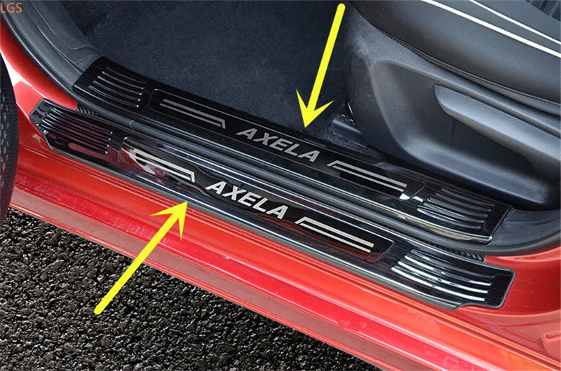 Высококачественная накладка из нержавеющей стали для Mazda 3 AXELA 2014-2019 защита от