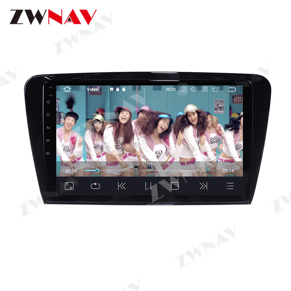 2DIN 4G + 64G Android 10 WiFi DSP автомобильный Радио мультимедийный видео плеер для Skoda Superb 2 B6