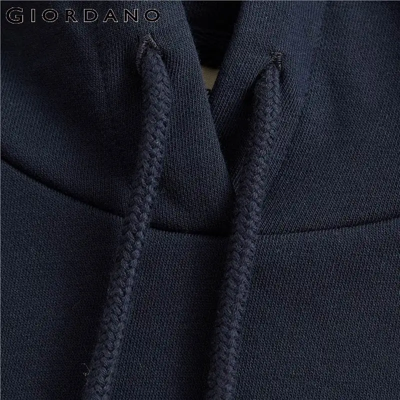Giordano/женские свитшоты с буквенным принтом; толстовка с капюшоном; пуловер с длинными рукавами; Sudadera Mujer 05399784