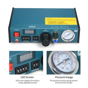 

Hot Automatic Glue Dispenser Machine Dispensing Controller Glue Machine Digital Control Drip Glue Machine Welding Tool