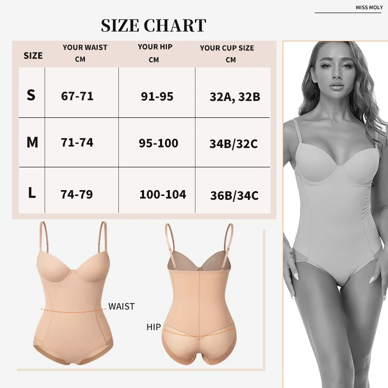 yummie shapewear Shapewear Bodysuit for Women Tummy Control Butt Lifter Panties Waist Trainer Stomach Body Shaper Slimming Underwear Girdles full body shaper