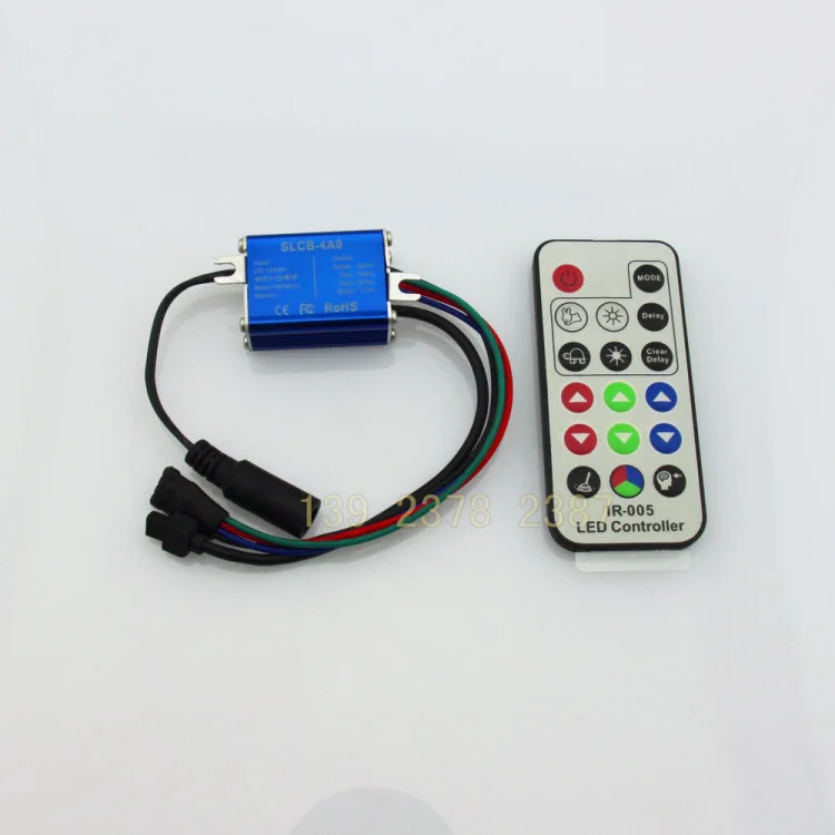 17 клавиш RGB контроллер напрямую от производителя 17 клавиш Водонепроницаемый Контроллер IR005 красочные полосы контроллер Ir005