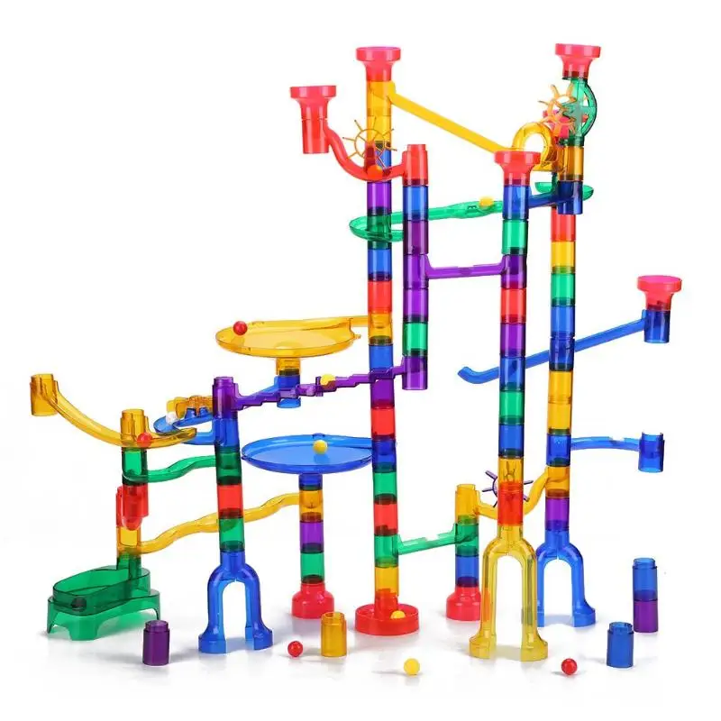 

Plastic DIY Race Maze Track Building Blocks Set Toys for Kids Construction