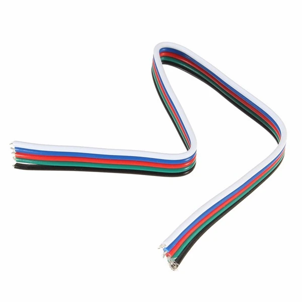 1 м, 2 м, 5 м, 10 м, 20 м, 50 м, 5 Pin кабель-удлинитель для 3528/5050 RGBW светодиодный светильник