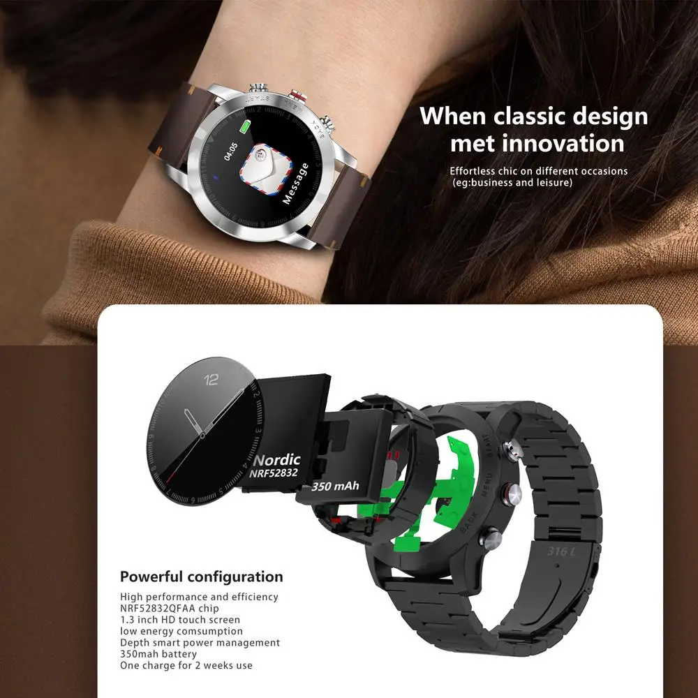 Модные Смарт-часы для мужчин с монитором сердечного ритма спортивные Bluetooth водонепроницаемые фитнес-часы для Android Ios xiaomi huawei iphone