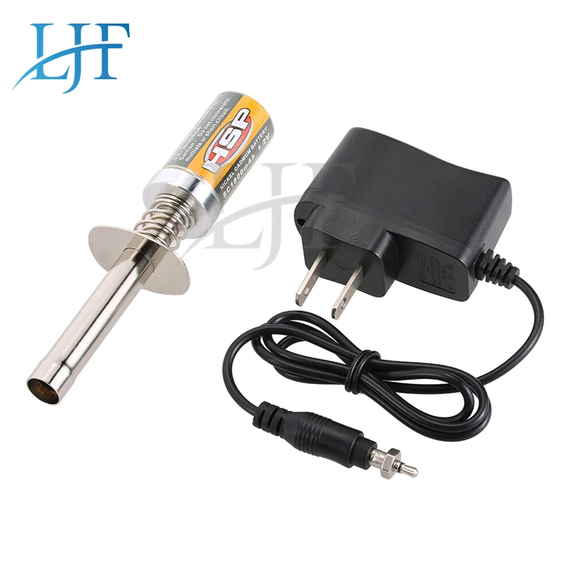 HSP Gas RC Nitro двигатель двигателя свечение 1 2 в 1800 мАч 3600 перезаряжаемая свеча