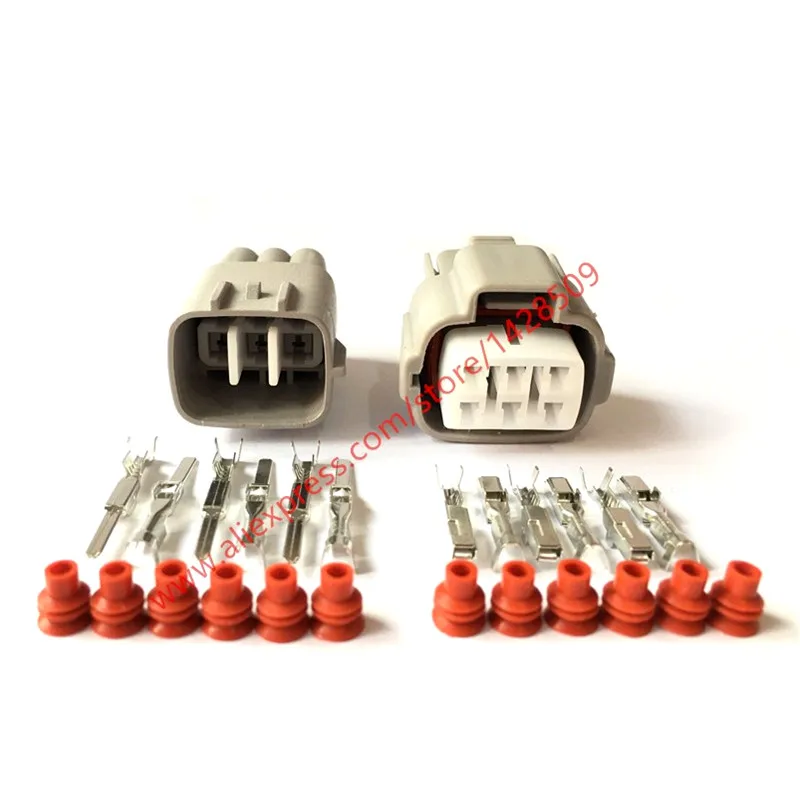 

20 Sets Sumitomo 6 Pin TS Accelerator Pedal Automotive Connector Female Male For Toyota 6188-0175 6189-0323