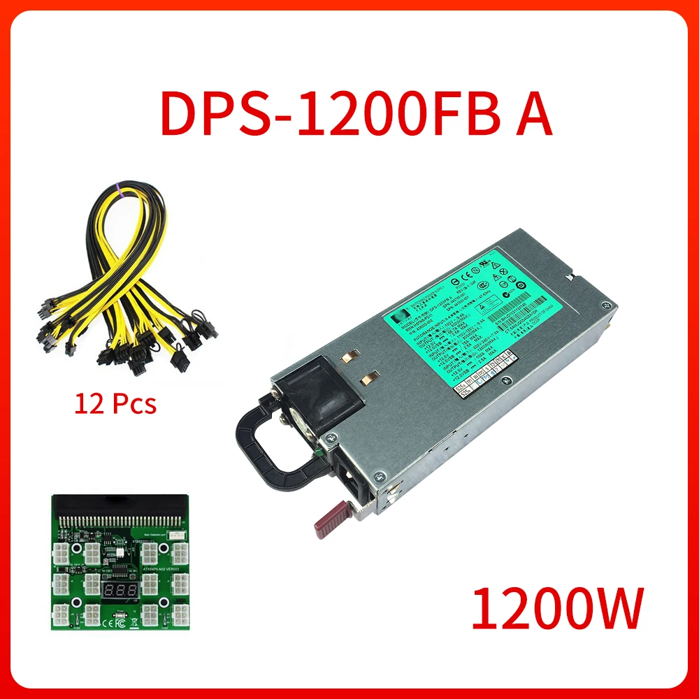 Блок питания 1200 Вт для видеокарты блок DPS-1200FB A HSTNS-PD11 440785-001 438202-002 441830-001 HP DL580G5