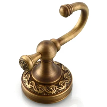 

Coat Hook Antique Brass Towel Hook Rag Yukata Hanger Door Wall Hook Retro Home Decoration Bathroom Pendant