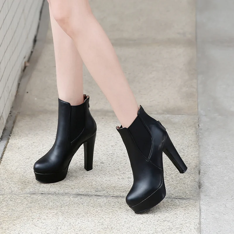 s Ankle Boots Shoes Platform Sexy High 