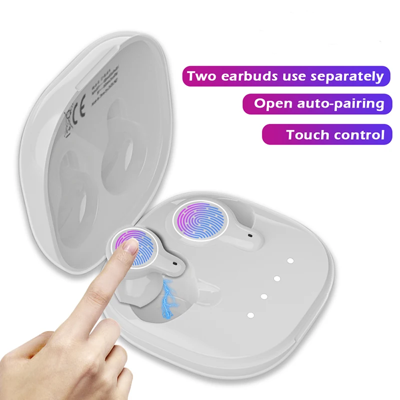 EP810 TWS Bluetooth Earphone Mini Wireless Earbuds IPX5 Waterproof Sports Stereo Headset with Mic Smart touch For Xiaomi Phone