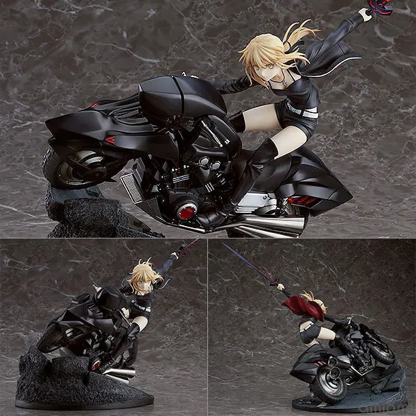 

ANIME FATE Night GRAND ORDER ARTURIA PENDRAGON MOTO Black SUIT TAMAMO Saber CASTER PVC ACTION TOY FIGURE MODEL ADULT BRINQUEDO