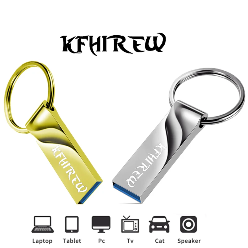 USB флеш накопитель KFHIREW в металлическом корпусе 128 ГБ 64 32 16 8 Гб|USB флэш-накопители| |