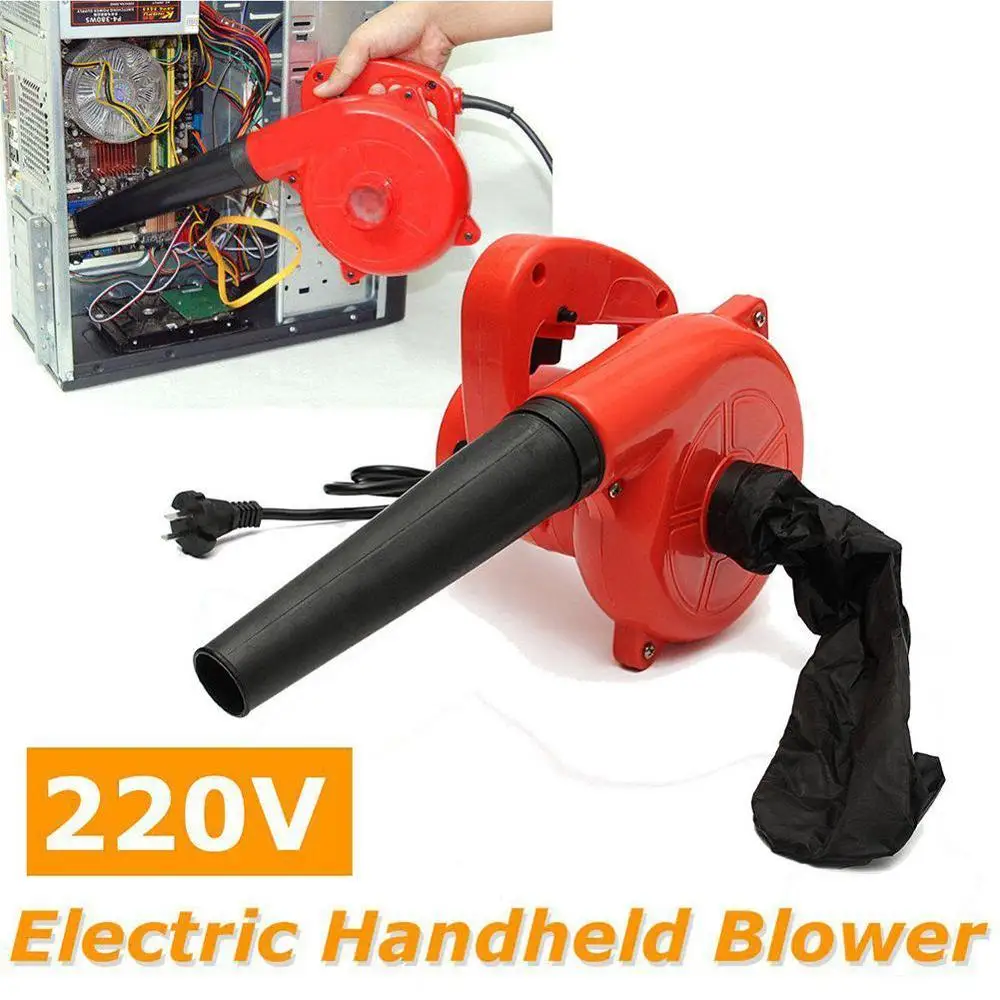 

KITPIPI 220v Lithium Battery Cordless Electric Air Blower Electric Hand Turbo Fan Computer Dust Cleaner Collector Tools Soplador
