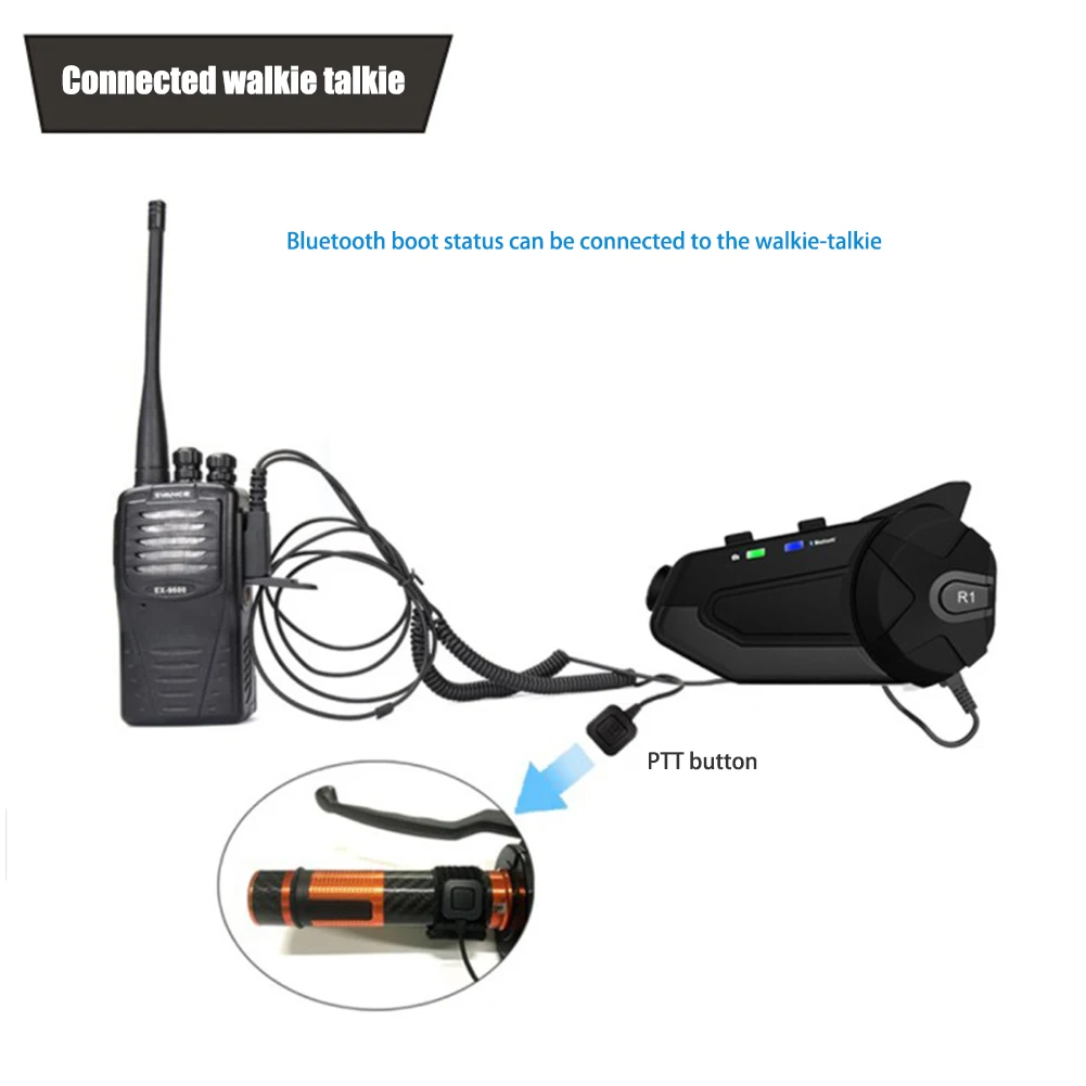 R1 HD камера мотоциклетная WiFi Bluetooth гарнитура для шлема домофон видеозахват