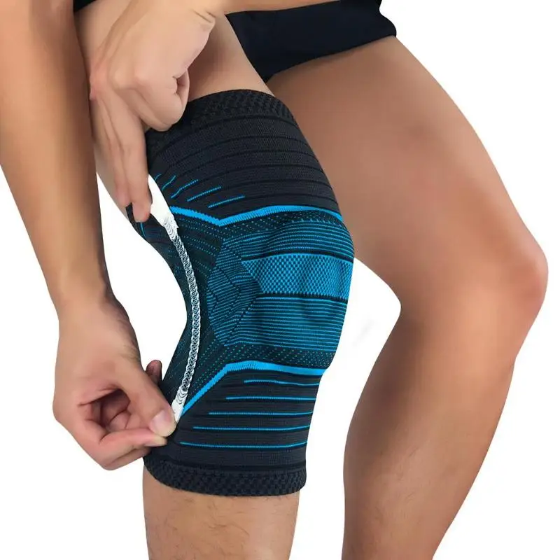 Knee Patella Protector Brace Nylon Knitted Elastic Compression Knee Pad