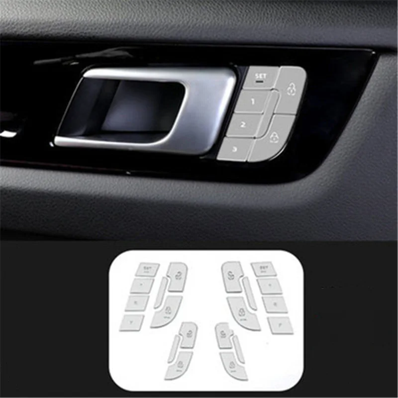 20pcs/Lot Aluminum Alloy Car Door Lock Panel Button Decoration Cover For 2018-2021 Porsche Cayman Accessories | Автомобили и