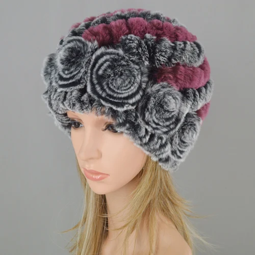 color14 Бестселлер inverno mulheres rex Chapeu de coelho de luxo mulheres lindas chapeus boina de couro boinas para mujer - Цвет: color14