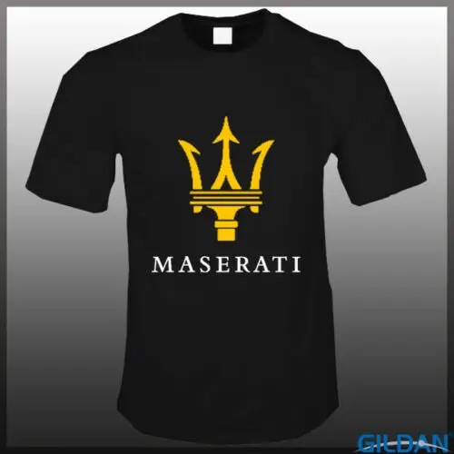 

New Fashion Maserati Italian Performance Mens Black Logo T Shirt Unisex Size S-3XL
