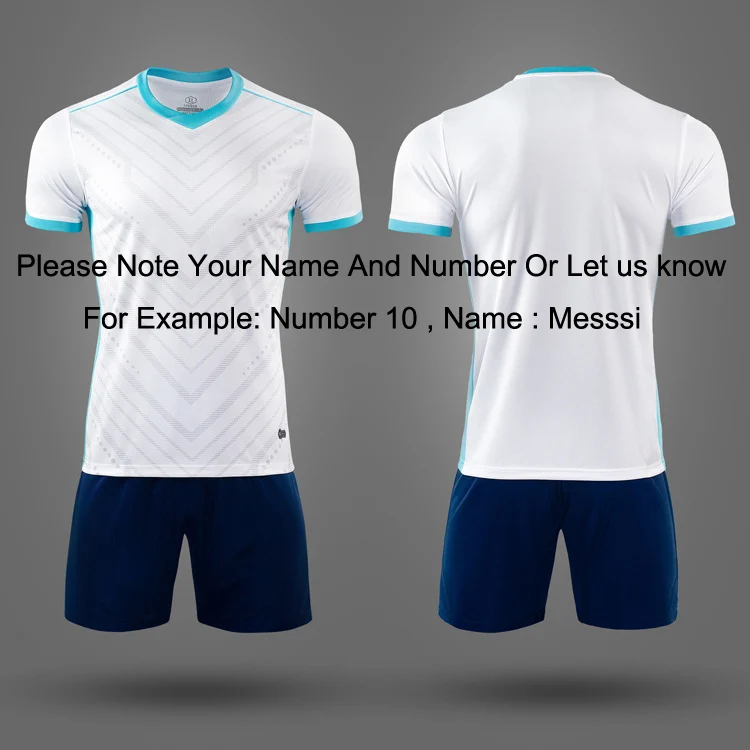 White Custom Price Мужские футбольные костюмы Survete для детей, коллекция года, для взрослых, детские футбольные комплекты из Джерси, на заказ, для мужчин, Futbol, комплект, униформа для тренировок, спортивный костюм - Цвет: White Custom Price