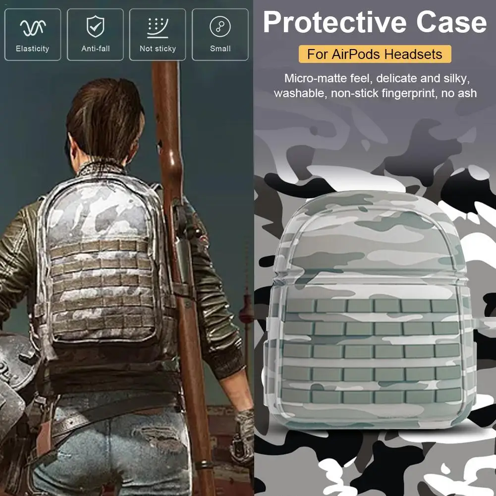 Чехол для наушников креативный беспроводной Bluetooth игровой рюкзак чехол Airpods