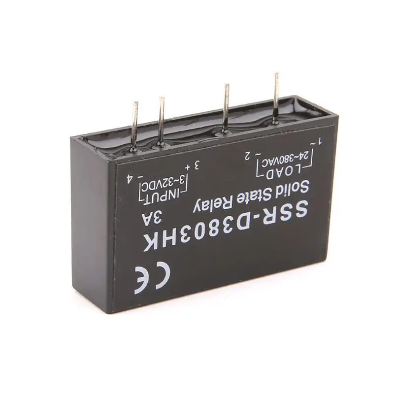 1pc Single Phase Solid State Relay Module DC-AC Mini PCB Solid State Relay with Pins 3A/5A/8A