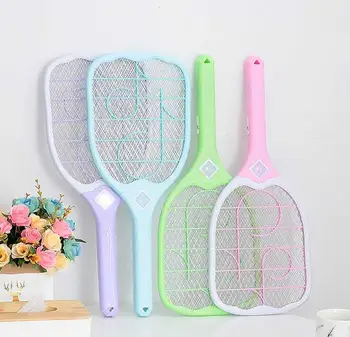 

Household mosquito killer with LED lighting, fly swatter, USB rechargeable electric mosquito killer, over-current protection