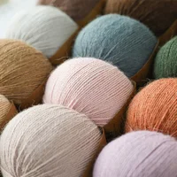 1pc=50g 175M 100% Alpaca Wool Yarn For Hand Knitting Baby Wool Soft Sweater Scarf Hat Crochet 2