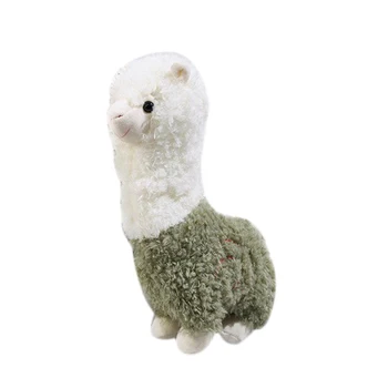 

Funny Cartoon Plush Alpaca Animal Shape Bag Creative Spoof Fashion Shoulder Bag Women'S Messenger Bag Girls Cute Flap Bag,Green