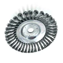 1* сорняковая щетка стальная проволока колесо для кустореза Замена удаления пыли для снятия заусенцев