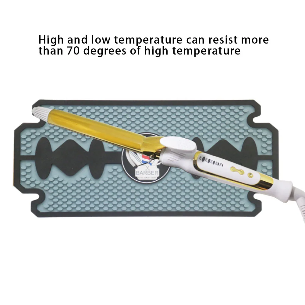 Парикмахерские Противоскользящие силиконовые коврики термостойкие накладки для выпрямителя волос щипцы для завивки инструменты продукты для парикмахерской