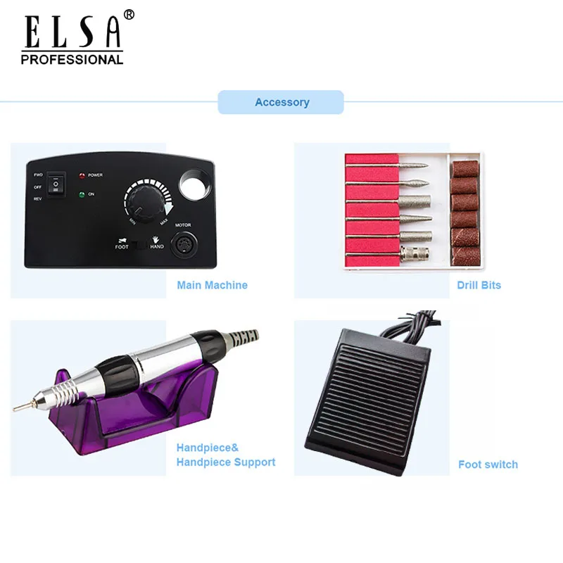  electric manicure machine nail drill set mini salon equipment for manicure polishing manicure drill