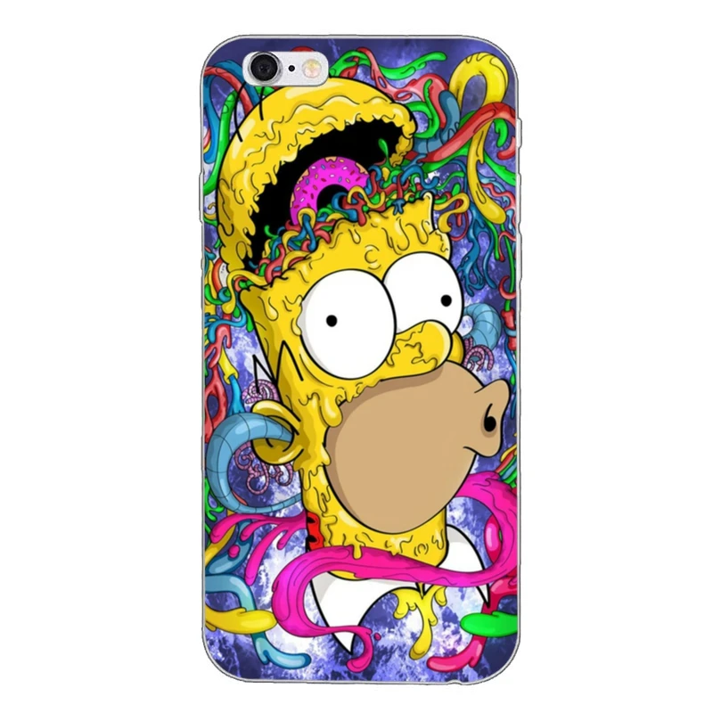 Мягкий чехол для iPhone XR X XS Max 8 7 6s 6 plus samsung Galaxy Note S6 S7 edge S8 S9 S10 Plus lite Homer J. Simpson - Цвет: Homer-Simpson-B-09