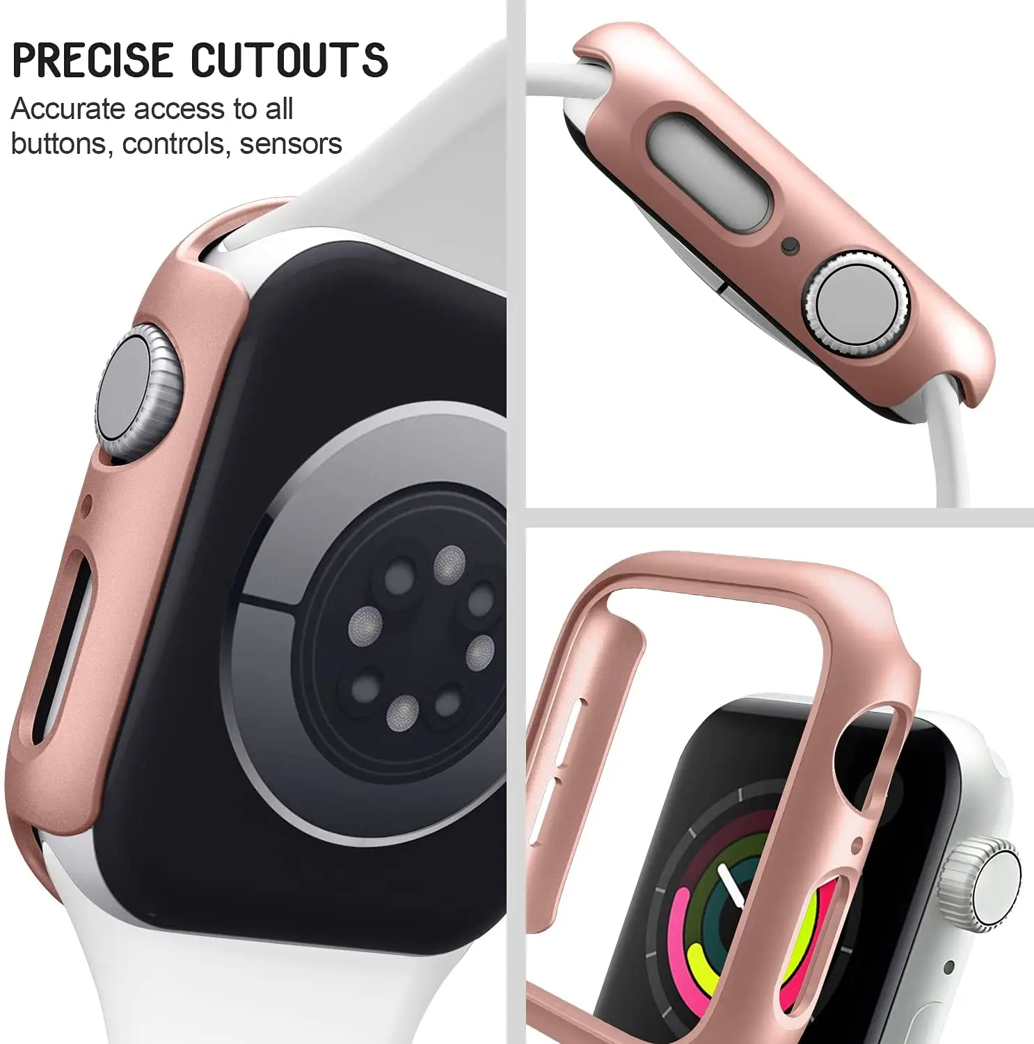Cover For Apple Watch Case 44mm 40mm 42mm 38mm 44 mm