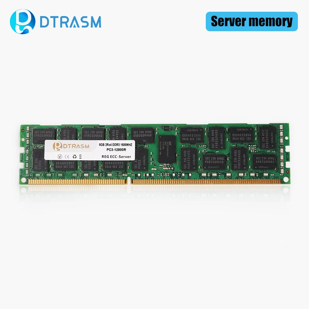 DTRASM DDR3 4 ГБ 8 ГБ 16 ГБ Серверная память REG ECC 1333 МГц 1600 МГц 1866 МГц dimm REG ram поддерживает материнскую плату X58 X79