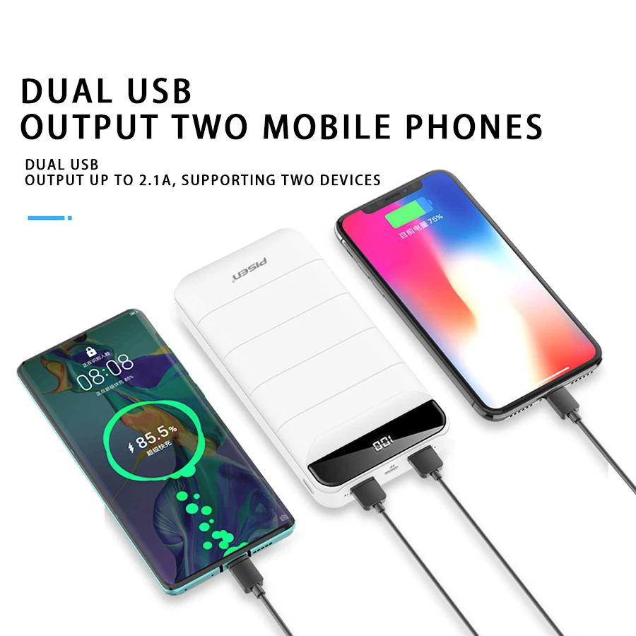 PISEN Power Bank 10000 мАч LED портативное зарядное устройство 20000 мАч портативное быстрое зарядное устройство USB повербанк для iPhone Xiaomi PISEN Power Bank 10000 мАч LED портативное зарядное устройство 20000 мАч портативное быстрое зарядное устройство USB повербанк для iPhone Xiaomi