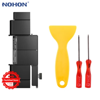 

NOHON Laptop Battery A1493 For MacBook Pro Retina 13" A1502 2013 2014 ME864 ME865 11.34V 6400mAh Lithium Polymer Battery + Tools